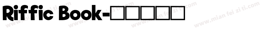Riffic Book字体转换